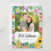 Mele Kalikimaka Elegant Island Greetings Foto