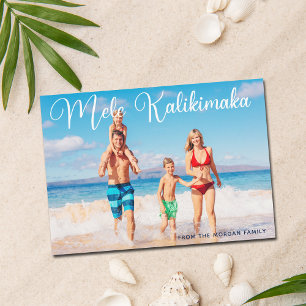 Mele Kalikimaka Family Foto Weihnachten 2022