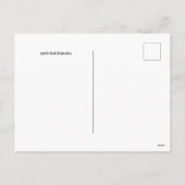 Mele Kalikimaka Feiertagspostkarte (Rückseite)