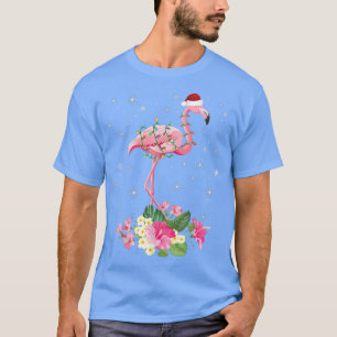 Mele Kalikimaka Flamingo Weihnachten Frohe Weihnac T-Shirt