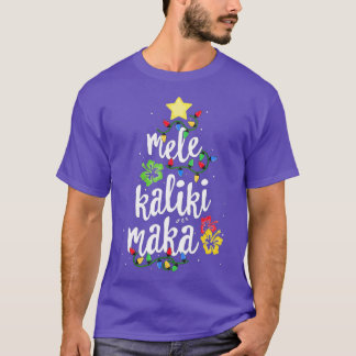 Mele Kalikimaka for Women Hawaiian Hawaii Christm T-Shirt