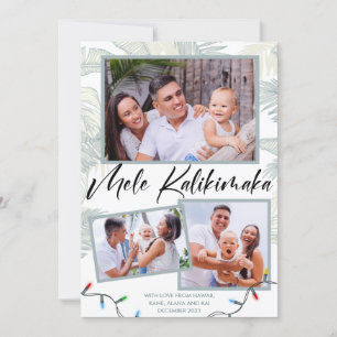 Mele Kalikimaka Foto Collage Holiday Card