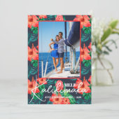 Mele Kalikimaka Foto Weihnachten (Stehend Vorderseite)