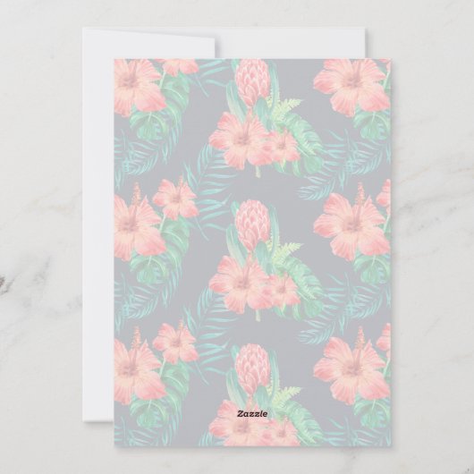 Mele Kalikimaka Foto Weihnachten (Rückseite)