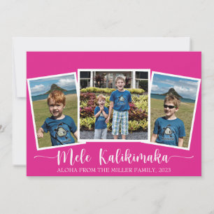 Mele Kalikimaka Frohe Weihnachtskarte Feiertagskarte