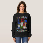 Mele Kalikimaka Frory Christmas Hawaiian Nordic Gn Sweatshirt (Vorne ganz)