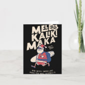 Mele Kalikimaka Funny Santa Hawaiian Christmas T S Karte (Vorderseite)