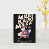 Mele Kalikimaka Funny Santa Hawaiian Christmas T S Karte (Gelbe Blume)