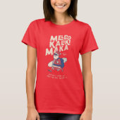 Mele Kalikimaka - Funny Santa Hawaiian Christmas T-Shirt (Vorderseite)