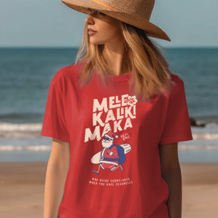 Mele Kalikimaka - Funny Santa Hawaiian Christmas T T-Shirt