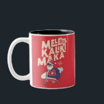 Mele Kalikimaka - Funny Santa Hawaiian Christmas T Zweifarbige Tasse<br><div class="desc">Hast du vor, zu Weihnachten nach Hawaii zu reisen? Vergessen Sie nicht, den Einheimischen ein frohes Weihnachtsfest mit diesem lustigen und einzigartigen tropischen Abschlag für die Weihnachtszeit zu wünschen. Mit der Phrase Mele Kalikimaka, was frohe Weihnachten bedeutet. Das perfekte Geschenk für jeden, der zu Weihnachten in Hawaii Urlaub macht oder...</div>