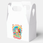 Mele Kalikimaka für ein helles hawaiianisches Weih Geschenkschachtel (Geöffnet)