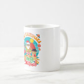 Mele Kalikimaka für ein helles hawaiianisches Weih Kaffeetasse (VorderseiteRechts)