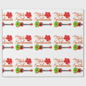 Mele Kalikimaka Geschenkpapier (Flach)