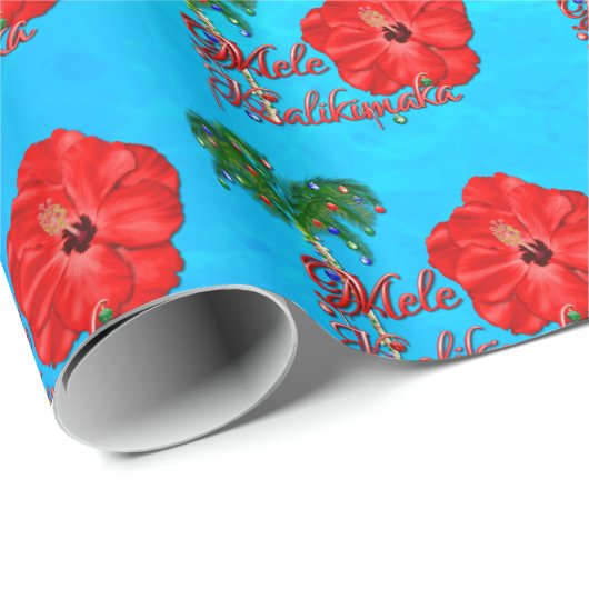 Mele Kalikimaka Geschenkpapier (Rolleneckpunkt)