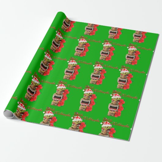 Mele Kalikimaka Geschenkpapier (Ungerollt)