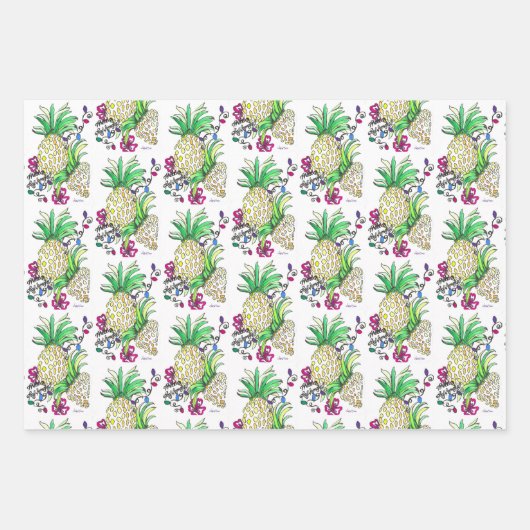 Mele Kalikimaka Geschenkpapier Set (Vorderseite)
