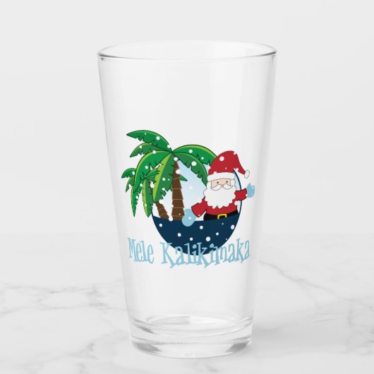 Mele Kalikimaka Glas (Vorderseite)