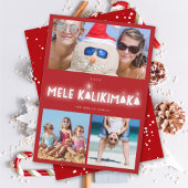 Mele Kalikimaka Glow 3 Foto Collage Weihnachten