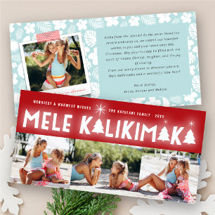 Mele Kalikimaka Glühen Weihnachten 3 FotoCollage