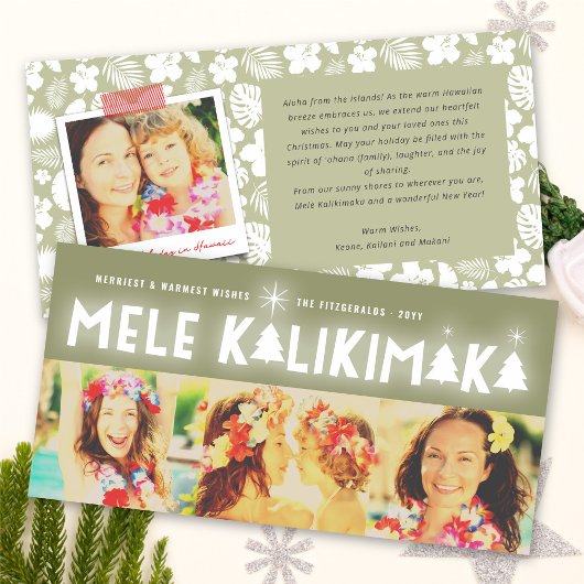 Mele Kalikimaka Glühen Weihnachten 3 FotoCollage