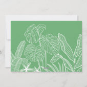 Mele Kalikimaka Green 3 Foto Weihnachten (Rückseite)