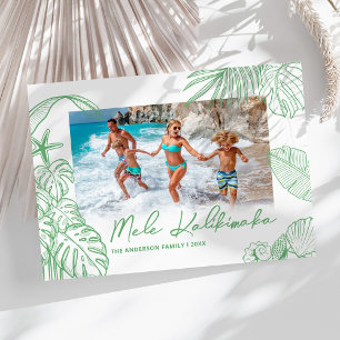 Mele Kalikimaka Green Foto Weihnachten