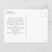 Mele Kalikimaka Handgerieftes Foto Feiertagspostkarte (Rückseite)