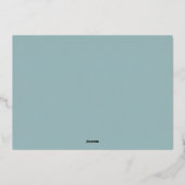 Mele Kalikimaka | Hawaii-Foto Folien Feiertagskarte (Rückseite)