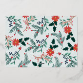 Mele Kalikimaka | Hawaii-Foto Folien Feiertagskarte (Rückseite)