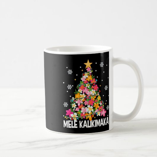 Mele Kalikimaka Hawaii Hawaii WeihnachtsWeihnachts Kaffeetasse (Rechts)