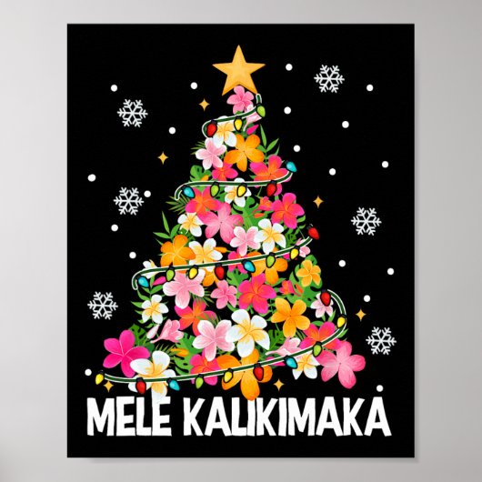 Mele Kalikimaka Hawaii Hawaii WeihnachtsWeihnachts Poster (Vorne)