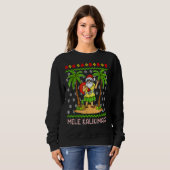 Mele Kalikimaka Hawaii Weihnachten im Juli Hawaii Sweatshirt (Vorne ganz)