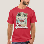 Mele Kalikimaka Hawaiian Christmas Beach T-Shirt (Vorderseite)