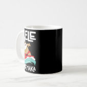 Mele Kalikimaka Hawaiian Christmas Hawaii Surfing Kaffeetasse (Vorderseite Links)