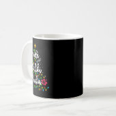 Mele Kalikimaka Hawaiian Christmas Hawaii Tropical Kaffeetasse (Vorderseite Links)