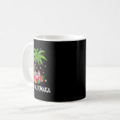 Mele Kalikimaka Hawaiian Christmas Palm Tree Famil Kaffeetasse (Vorderseite Links)