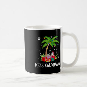 Mele Kalikimaka Hawaiian Christmas Palm Tree Famil Kaffeetasse
