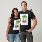Mele Kalikimaka Hawaiian Christmas Palm Tree Famil T-Shirt (Unisex)