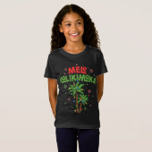 Mele Kalikimaka Hawaiian Christmas Palm Tree Light T-Shirt (Vorne ganz)