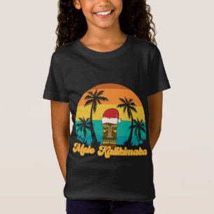 Mele Kalikimaka Hawaiian Christmas Tiki Weihnachts T-Shirt