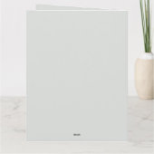 Mele Kalikimaka Hawaiian Eleganter Weihnachtspalm Karte (Rückseite)