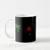 Mele Kalikimaka Hawaiian Happy Christmas Kaffeetasse (Links)