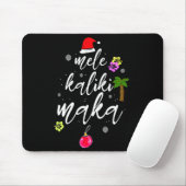 Mele Kalikimaka Hawaiian Hawaii Xmas Pajama Palm T Mousepad (Mit Mouse)