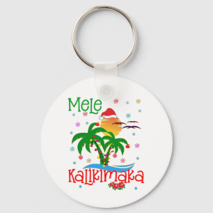 Mele Kalikimaka Hawaiian Merry Christmas Aloha Schlüsselanhänger