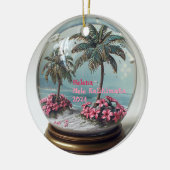 Mele Kalikimaka Hawaiian Personalisiert Ornament (Links)