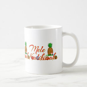 Mele Kalikimaka Hawaiian Pineaple Kaffeetasse