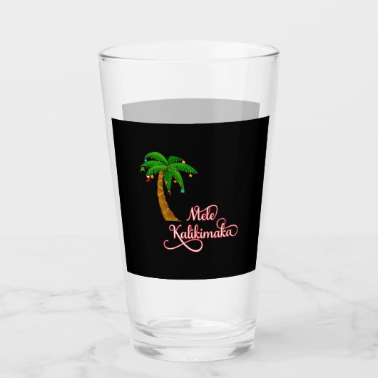 Mele Kalikimaka Hawaiian Sweat for Christmas Glas (Vorderseite)