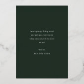 Mele Kalikimaka Hawaiian Tropical Christmas Card Folieneinladung (Rückseite)