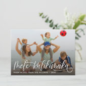 Mele Kalikimaka Hawaiian Weihnachten (Stehend Vorderseite)